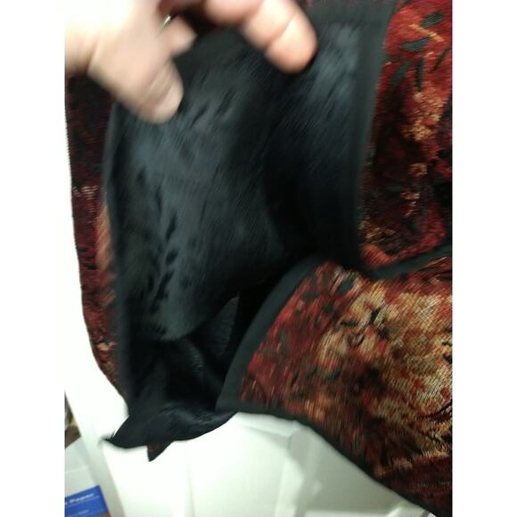 Christopher Banks Woman XL Blazer Floral Tapestry Button Up Long Sleeve Y2K - Picture 7 of 10